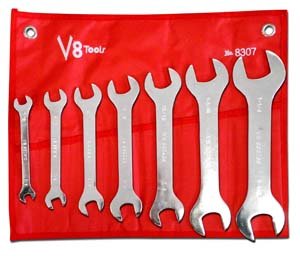 Jogo de Chaves Superfinas V-8 Tools V8 8307 em Aço-Liga com 7 Peças