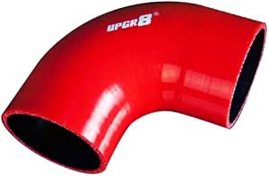 UPGR8 Gomito In Silicio 90° Per Tubi - 102 Mm (4 Pollici), Blu, 4 Strati
