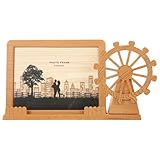 Porte-photos de table : porte-stylo au design unique, statue de roue, utile et pratique, excellent et créatif, porte-photos