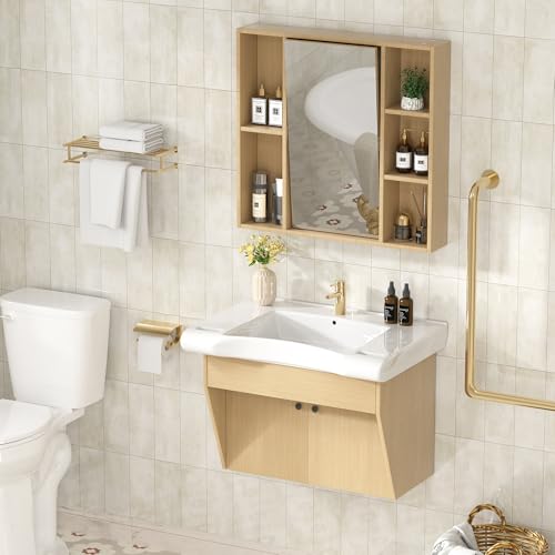 Findepot 30 ADA Wall-Mount Bathroom Vanity with Mirror
