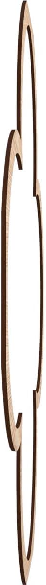 Ekena Millwork 33"W x 33"H x 1/4"T Small Woodall Decorative Fretwork Wood Ceiling Panels, Red Oak