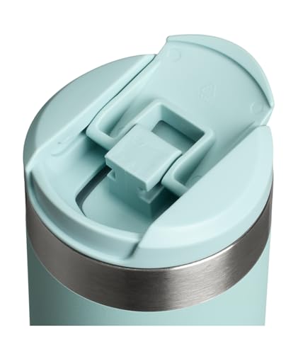 Image of Stanley AeroLight Transit Bottle 16 oz | Locking Drink Through Lid | Leak Resistant Water Bottle or Coffee Travel Mug | Lightweight Insulated Stainless Steel | BPA-Free | Seafoam