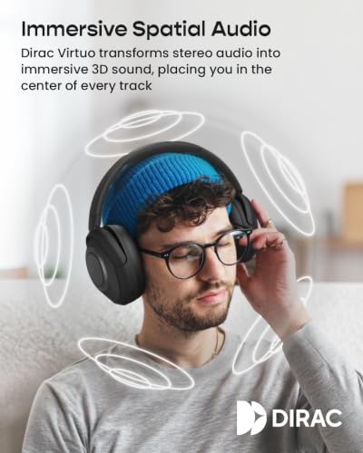 Cleer Audio Alpha Adaptive ANC Bluetooth Headphones, Midnight Black - image 2