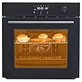 24 Inch Electric Single Wall Oven, 2.5 Cu.ft Built-in Convection System with 8 Cooking Functions in Stainless Steel, Touch Control