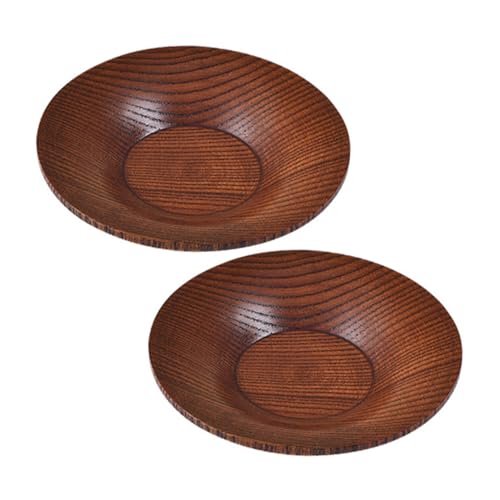 CIYODO 2 Pièces Bols à Snacks Assiettes Rondes Vintage pour Sauces Desserts et Apéritifs pour Bbq Fondue et Plats Froids Sécuritaires et Décoratives