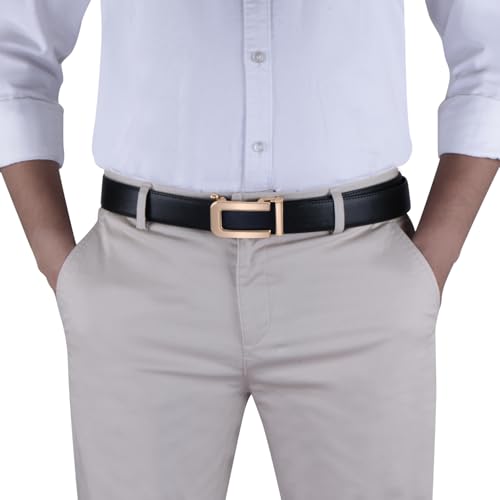 Image of Labnoft Men's PU Leather Auto-lock Belt