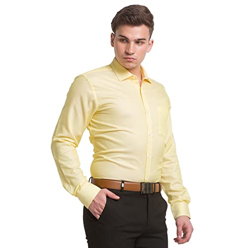 Image of Park Avenue Men's Solid Slim Fit Shirt