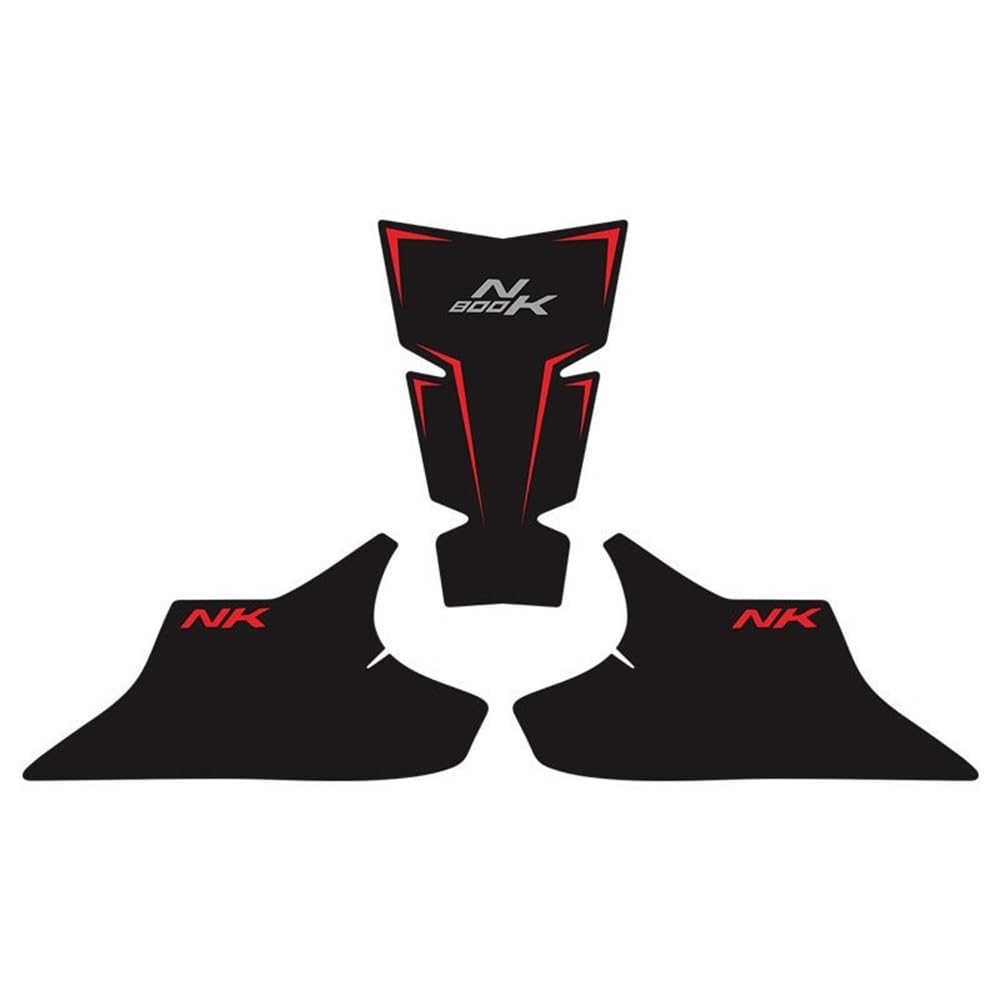 Autocollant de protection réservoir moto grip pour CFMOTO 800nk rouge