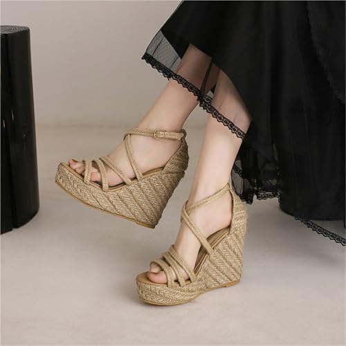 Platform Sandals Style Women Summer Edition Slope Heel Sandals3