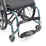 [Supporto elevabile]: solleva le gambe per supportare il corretto posizionamento del piede, riducendo la pressione e offrendo un ottimo supporto per il relax durante l'uso della sedia a rotelle.