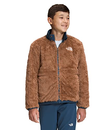 Image of The North Face Boys' Reversible Mount Chimbo Full Zip Hooded Jacket, Shady Blue, Small