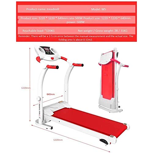Image of Folding Treadmill Good for Home /Apartment Fitness Compact Electric Running Exercise Machine with Safe Handlebar and LCD Display Easy Control Walking