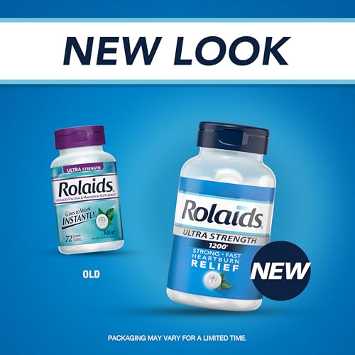 Rolaids Ultra Strength Antacid Chewable Tablets, Mint, 72-Count - Image 4