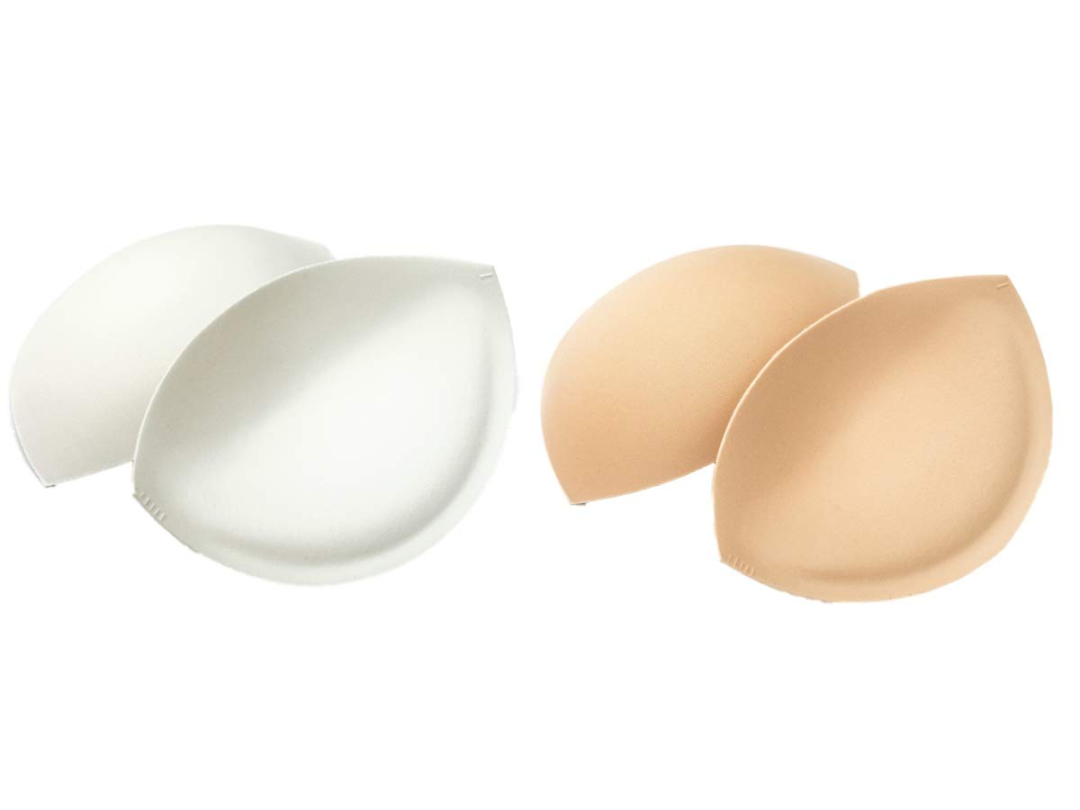 Glamour SecretsGel Filled Bra Cups Twin Pack A/B or B/C Ivory & Nude