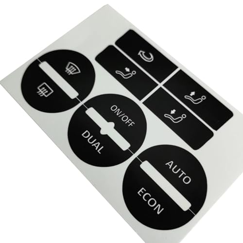 Réparation bouton Passat usé avec autocollant console centrale 2005-2010