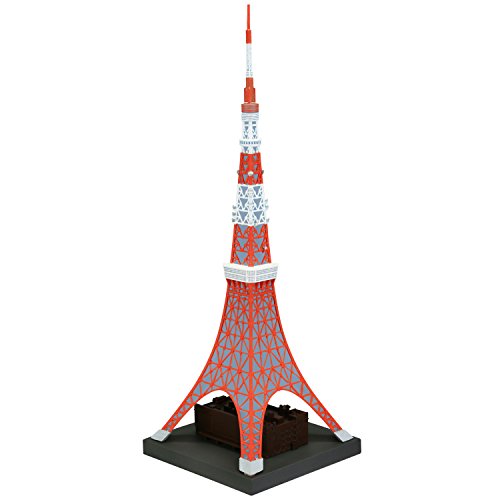 ソフビトイボックス ハイライン003 東京タワー 日本電波塔 1/1300スケール塗装済みソフトビニール製フィギュアのサムネイル