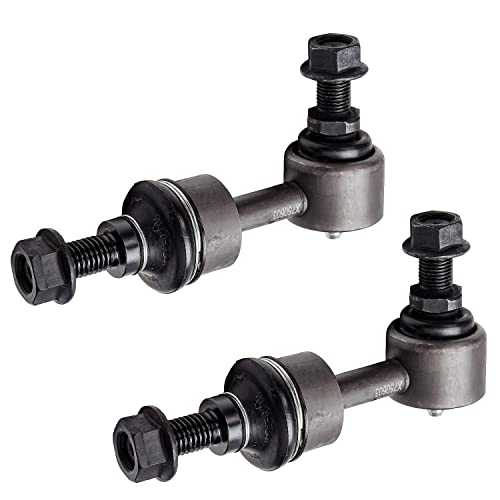 Image of Detroit Axle - Rear 4pc Shock Absorbers Kit for Hyundai Azera Sonata Kia Optima, 2 Shock Absorbers Assembly 2 Sway Bar Links Replacement