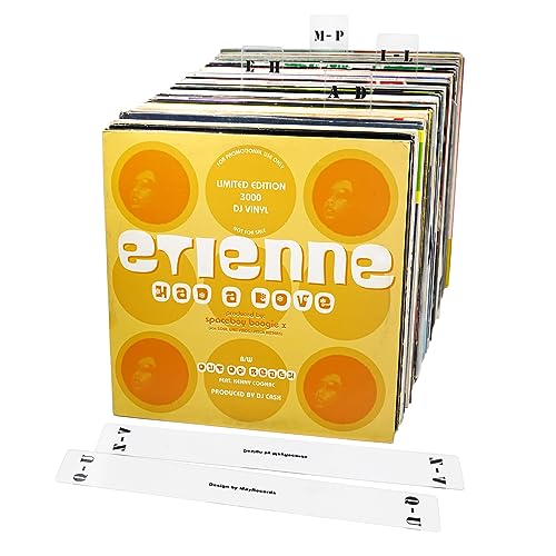 sdroceRyaM Divisor de discos de vinil A-Z LP Cartão separador de discos de vinil separador alfabeto