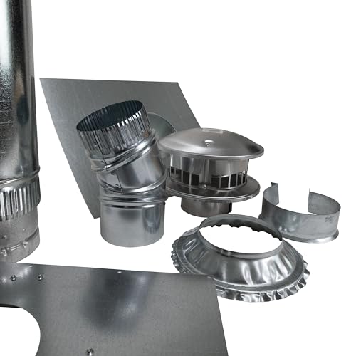 Mr. Heater F102848 4 Inch Vertical Vent Kit for Big Maxx MHU80LP and MHU80NG Unit Heaters,Gray - Thumbnail 2