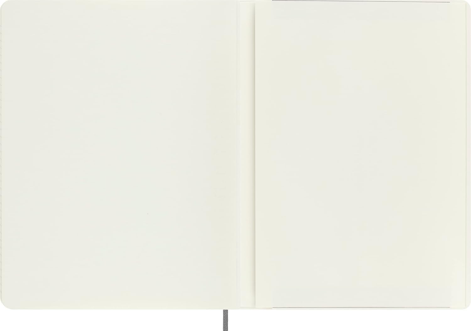Moleskine Smart Notebook, Extra Large, Ruled, Black, Soft Cover (7.5 x 10)
