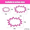 Starburst Signs with Stickers 100pcs | Sale Price Tags for Garage Sale, Estate Sale, Yard Sale, Retail Supplies. 50pcs Price Sign Cards & 50pcs Strong Sticker Dots. 4x6 inch (Neon) #1