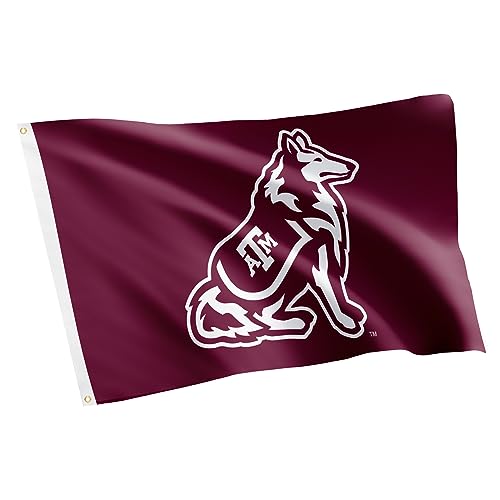 Desert Cactus Texas A&M University TAMU Flag - 3 x 5 Feet Aggies Banner Indoor/Outdoor Durable Fabric 100% Polyester Design (Style U)