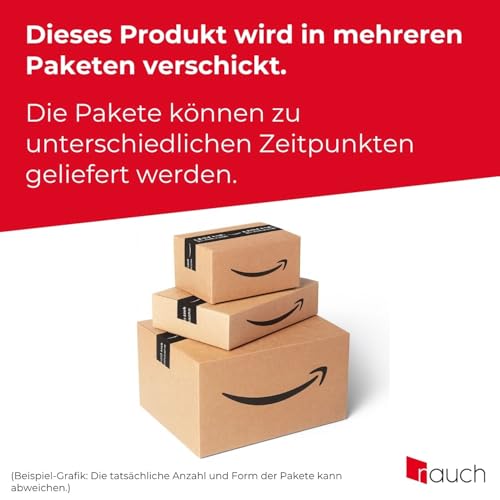 Rauch Möbel Flipp, Nachttisch für Schlafzimmer, Kinderzimmer, Wohnzimmer, Flur, Garderobe, 2-türig, 3 Schubladen, mit Softclose-Funktion, Griffe und Metallkufe Chrom, Farbe Glas Weiß, Breite 160 cm