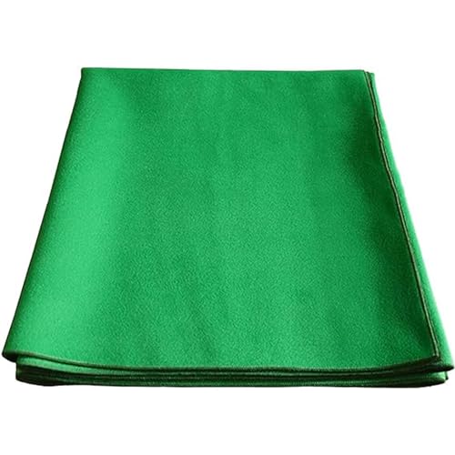 JUANJUAN Felt Game Table Cover Felt Card Poker Table Foldable Table Cover Green Table Cloth Poker Table Dominoes Game Table Topper for Casino Accessories, Green?2 mm?47.2