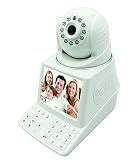 Luxcam Ip Cam, P2P, Display 3,5'', Bianco