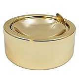 Le couvercle empêchera le vent de souffler des cendres tout autour. Facile à nettoyer et à vider à l'intérieur avec couvercle amovible.