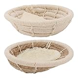 Mipcase 2pièce Nid à Oiseaux Corde Tressée Pour Élevage Et Incubation Abri Douillet Pour Perroquets Et Oiseaux Fournitures Aviaires