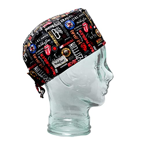 Touca Gorro Bandanda Unissex - Diversas Estampas (BANDAS DE ROCK)