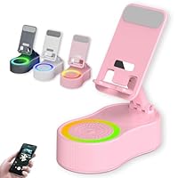Sonicdrop Dock – No-Pair Magic Speaker & Charging Stand, Drop-to-Play Sound, The Audio is Loud, Clear, and Far Better Than Your Phone’S Speaker, All Without Any Setup (Pink)