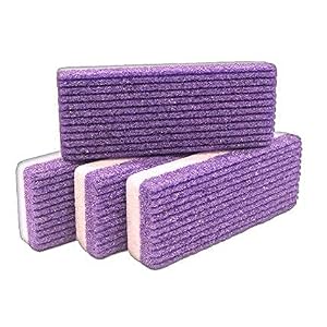 Love PumiceLove Pumice Piedra pómez 2 en 1, ideal para pies, manos y cuerpo, Pack De 4 Púrpura 1 uds. por paquete ]