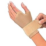 Mueller Compression Gloves, Large, Beige
