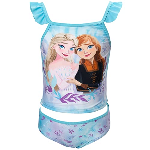Maillot de bain Frozen Disney avec tankini bleu taille 7 ans pour fille