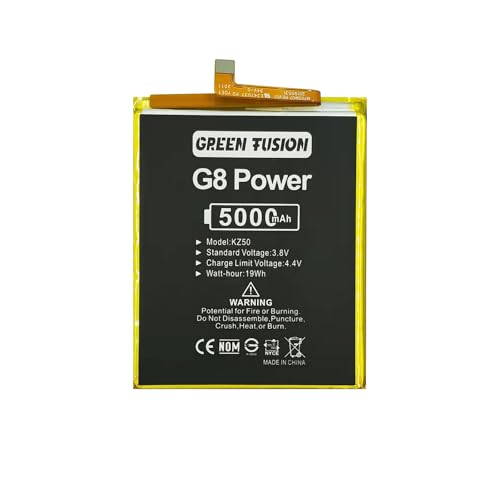 Image of GREEN FUSION New Upgraded KZ50 Battery Replacement, 5000mAh Li-ion Battery Compatible with Motorola G Power 2020 / G8 Power, Includes Instruction & Toolkit