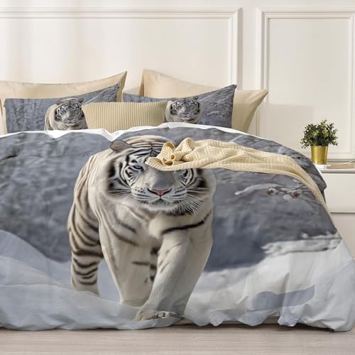 Funda Nórdica De Tigre Caminando En