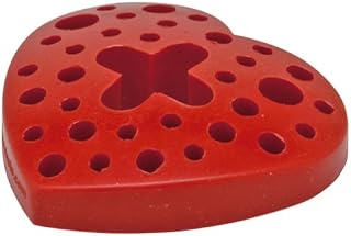 W2 Heart Tidy W2-HT01R Silicone Accessory Holder, Red
