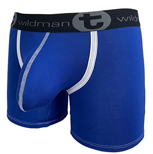 Wildmant Modal Big Boy Pouch Boxer Brief Royal Blue3