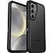 OtterBox Samsung Galaxy S24 Defender Series XT Clear Case - Dark Side (Clear/Black), Screenless, Rugged, Lanyard Attachment