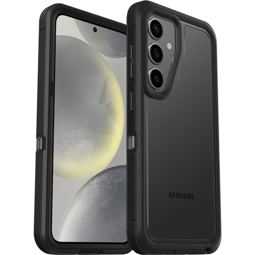OtterBox Samsung Galaxy S24 Defender Series XT Clear Case - Dark Side (Clear/Black), screenless, Rugged, Lanyard Attachment by OtterBox - Used condition - Image 4