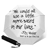 Stabil und Qualität: Der Schirmrahmen nutzt strukturelle Mechaniken, mit 8 Stahl- und Kohlefaser-Verbundstruktur, um den Schirmrahmen zu stabilisieren, der flexibel und fest, stabil und windbeständig ist.