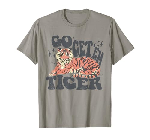 Retro Go Get'Em Tiger Easy Sport For Men And Women T-Shirt