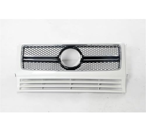 Grille avant blanche Mercedes Classe G W463 de 1999 à 2018 pour relooker le pare-chocs supérieur
