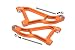 GPM Traxxas Unlimited Desert Racer 4X4 (#85076-4) Upgrade Parts Aluminum Front Upper Suspension Arm - 1Pr Set Orange