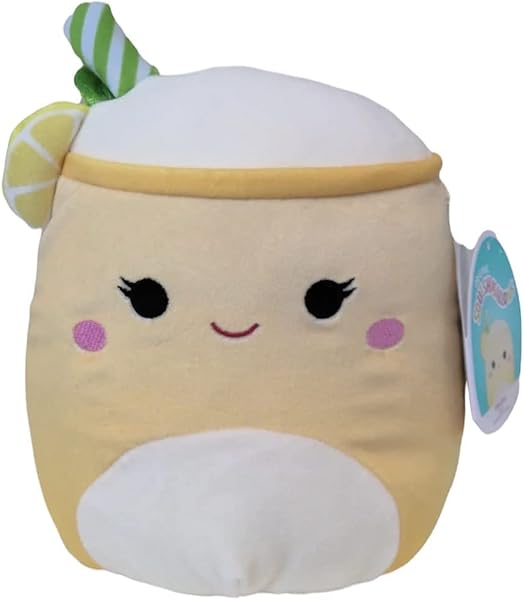 Squishmallow Oficial Kellytoy Food Squad Plush Toys Soft Plush Animal (8 Inch, Scarlett Strawberry) - 3