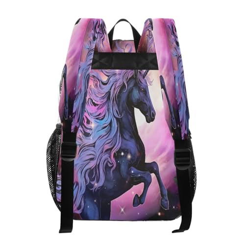 Galaxy Horse Clear Backpack - Stadium Approved Large 15.7-inch Waterproof Transparent Bag for Sports, Concerts, Work, Travel#633