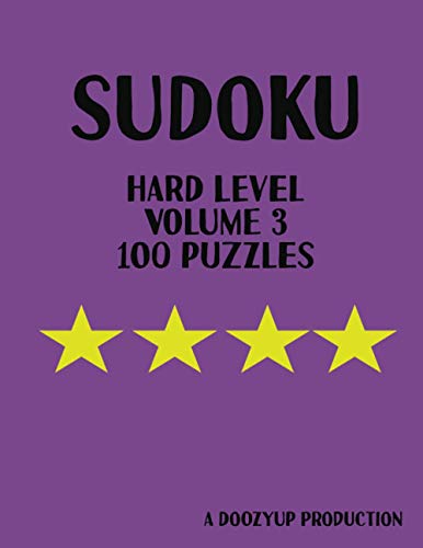 100 Hard level sudoku puzzles volume 3