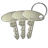 1570 Lgnition Keys Replacement for Ford New Holland Tractor 1210 1320 1520 1530 1620 1630 1715 1720 1725 1920 1925 2120 3415 L465 L554 L565 (3 Pack)